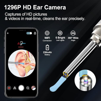 Limpiador de Oídos con Cámara