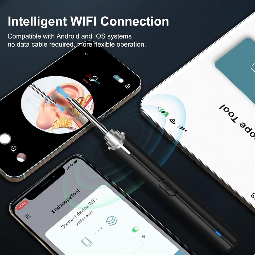 Limpiador de Oídos con Cámara